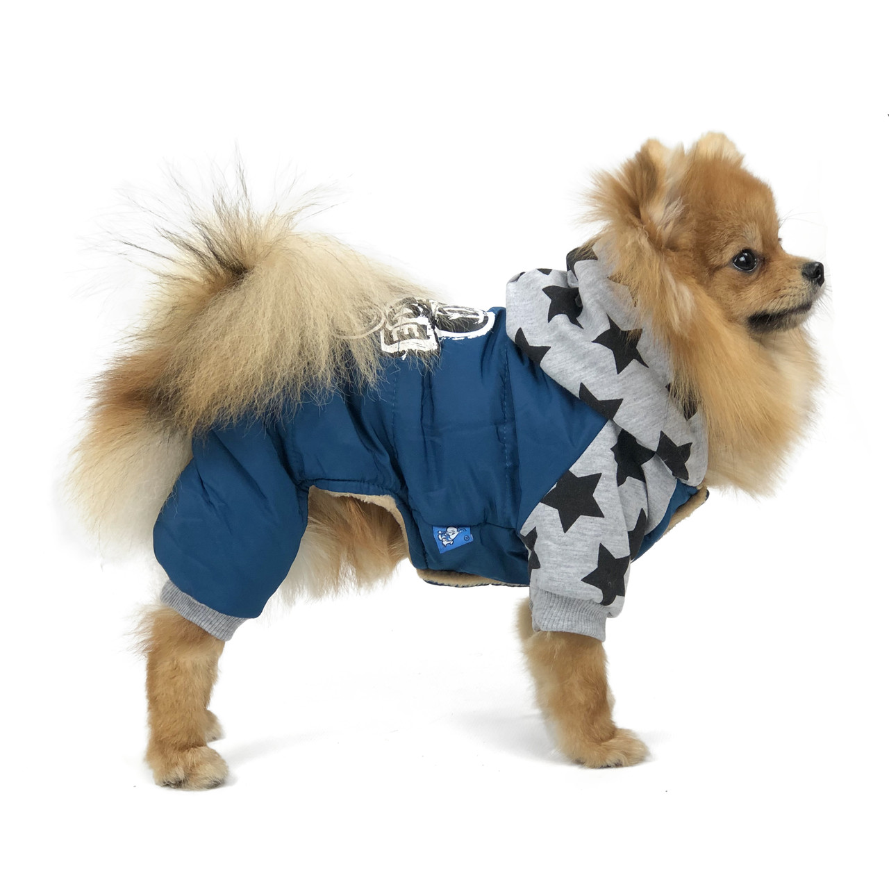 

Комбинезон для собак Elfidog PankPeace M Blue