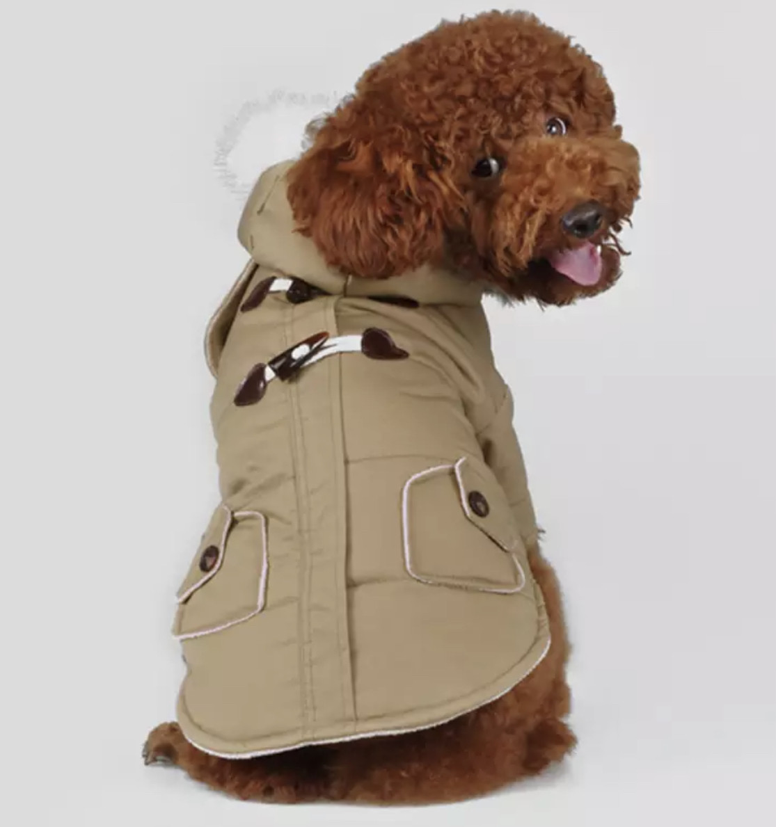 

Парка для собак с меховым капюшоном Dog Baby Norway XS Cream