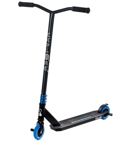 

Трюковой самокат Explore Spade DELUXE 2 Черный-Синий 110 мм (sx6375)