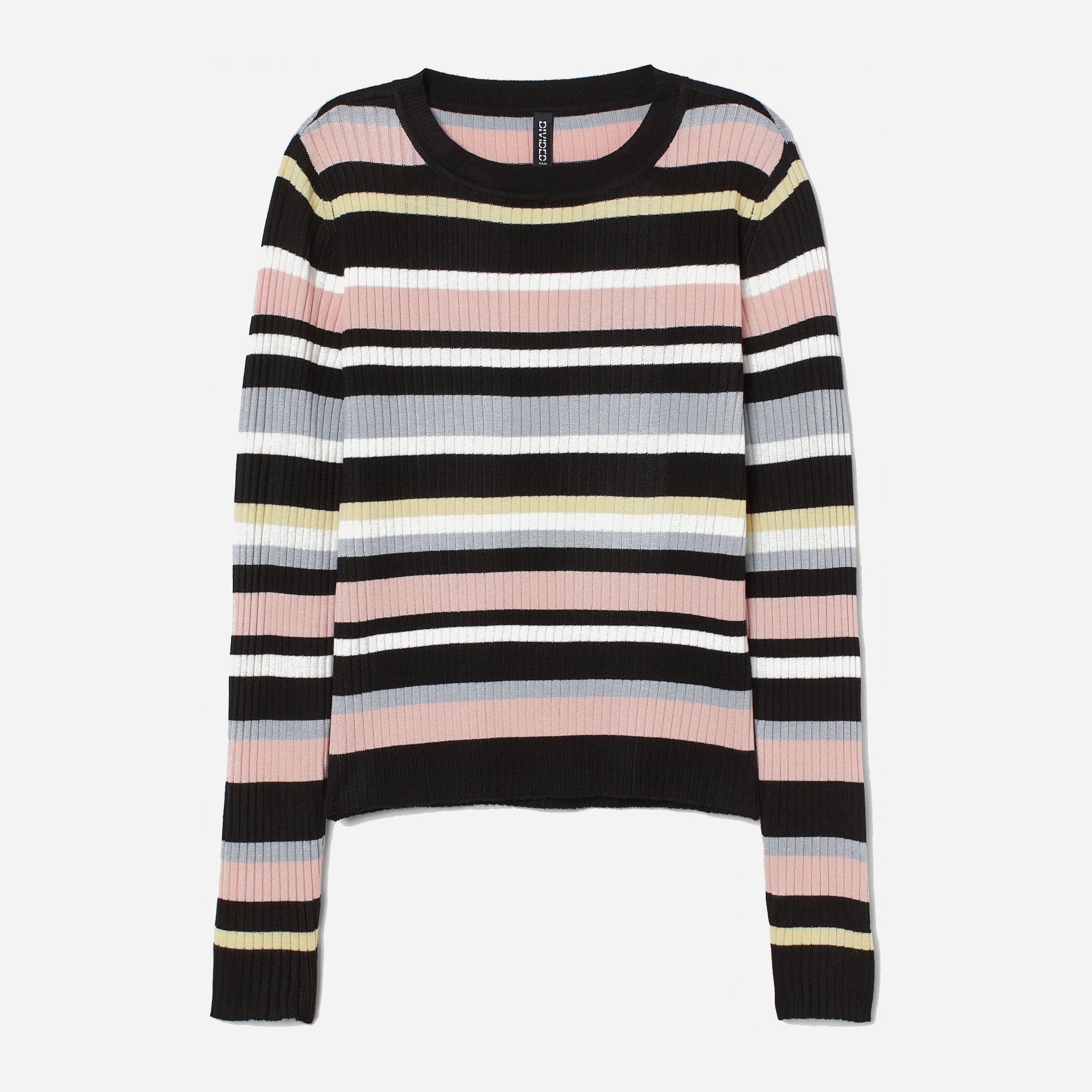 

Джемпер H&M 5741091 S Черный с разноцветным