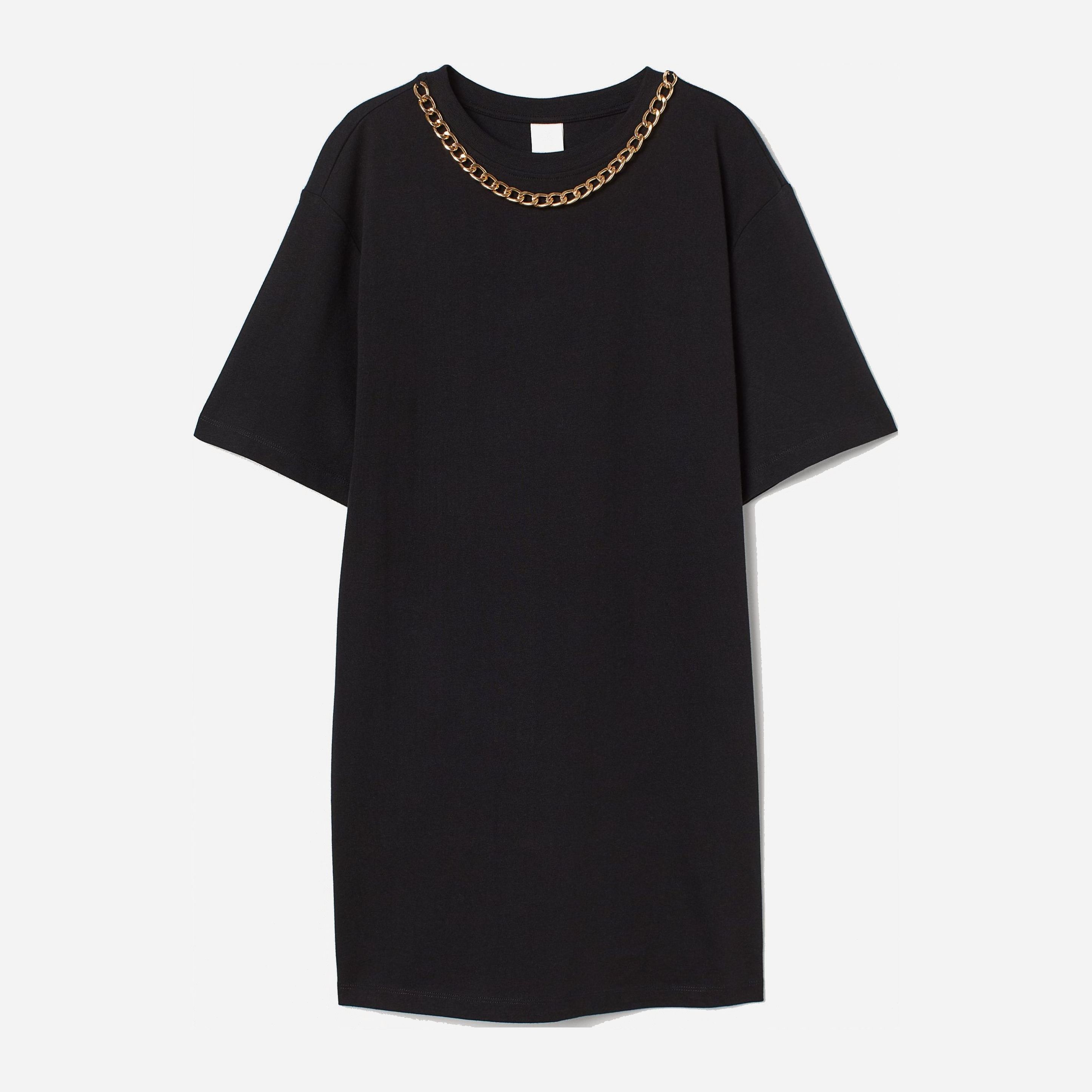 

Платье H&M 9468002 XS Черное цепь