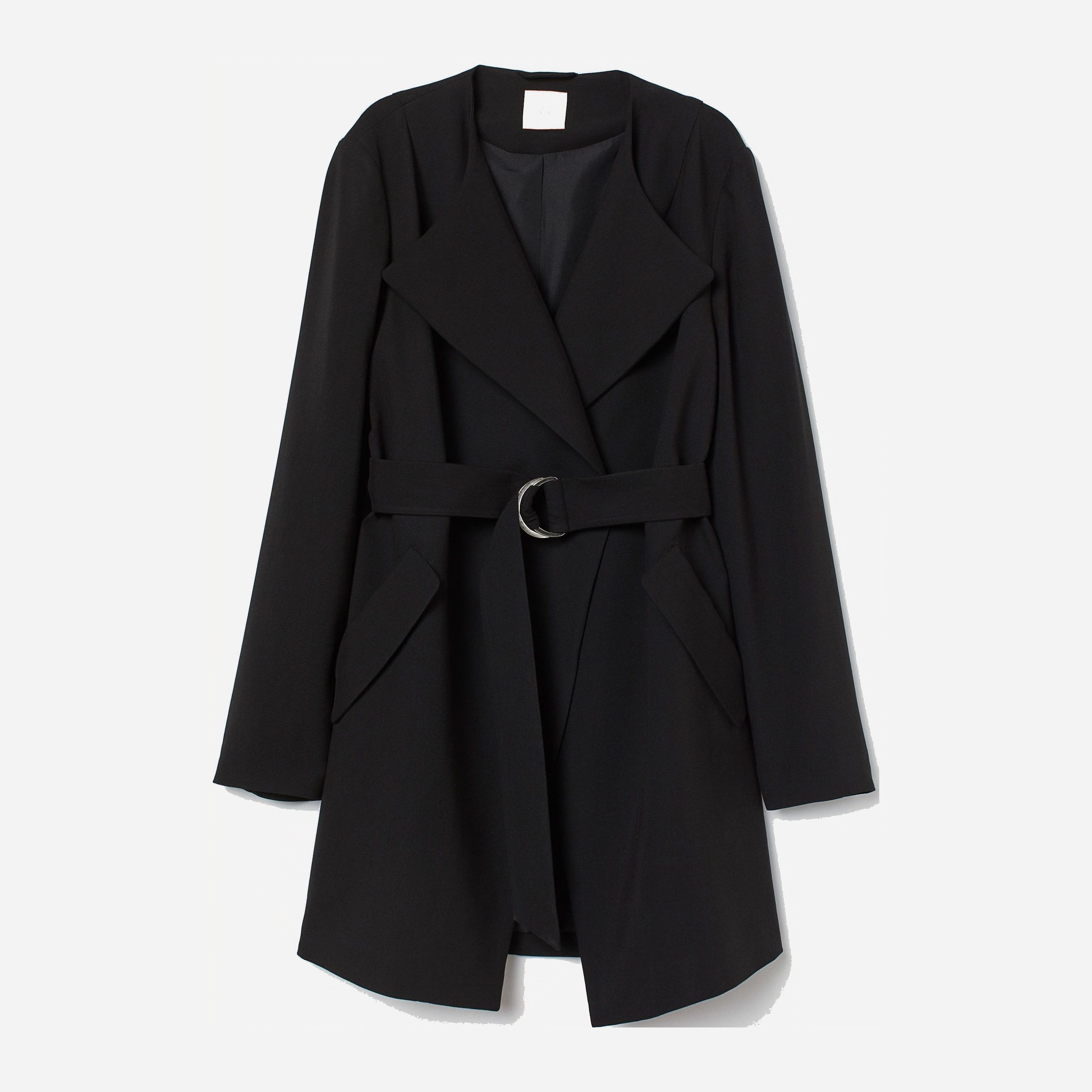 

Тренч H&M 8335481 XS Черный