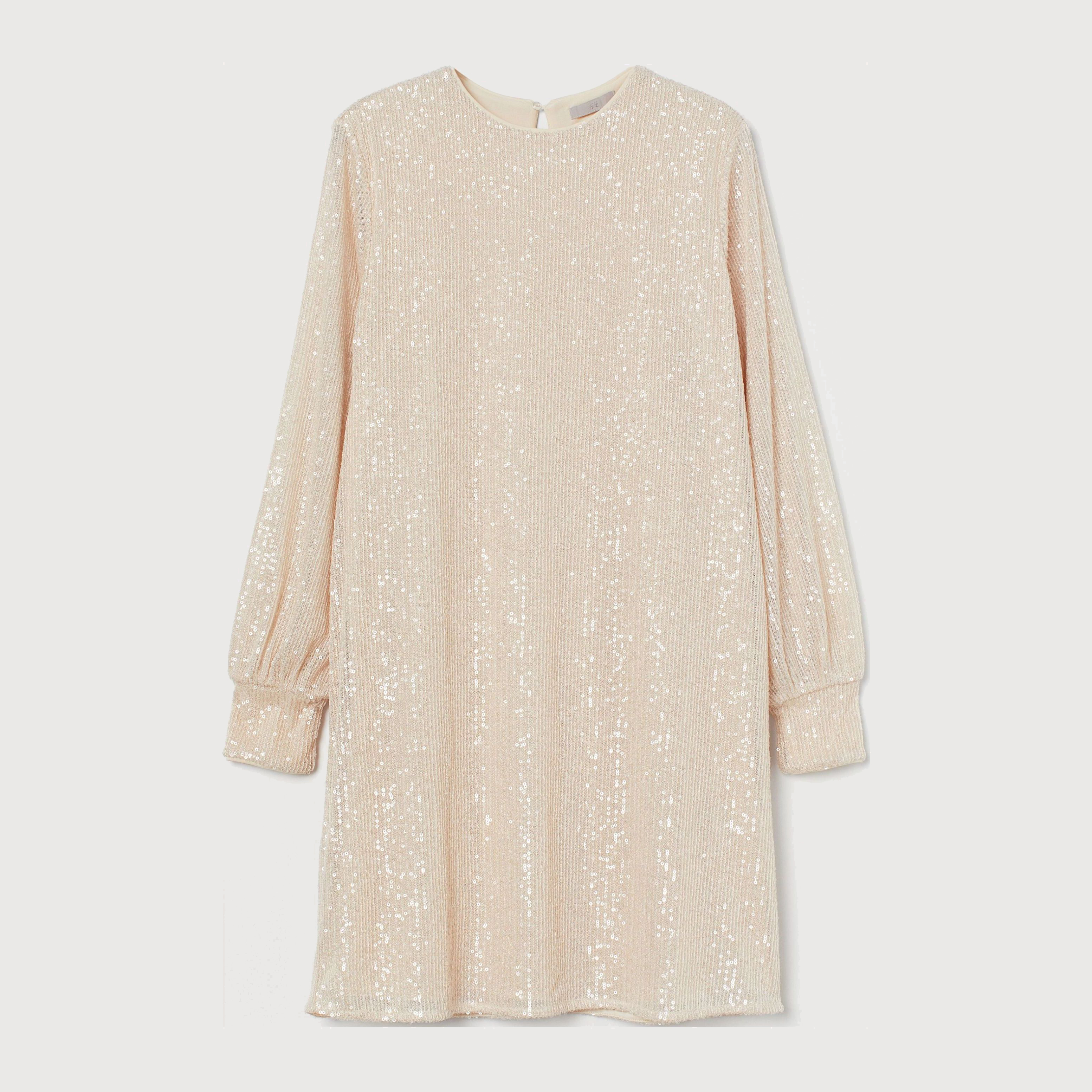 

Платье H&M 9268052 S Светло-бежевое