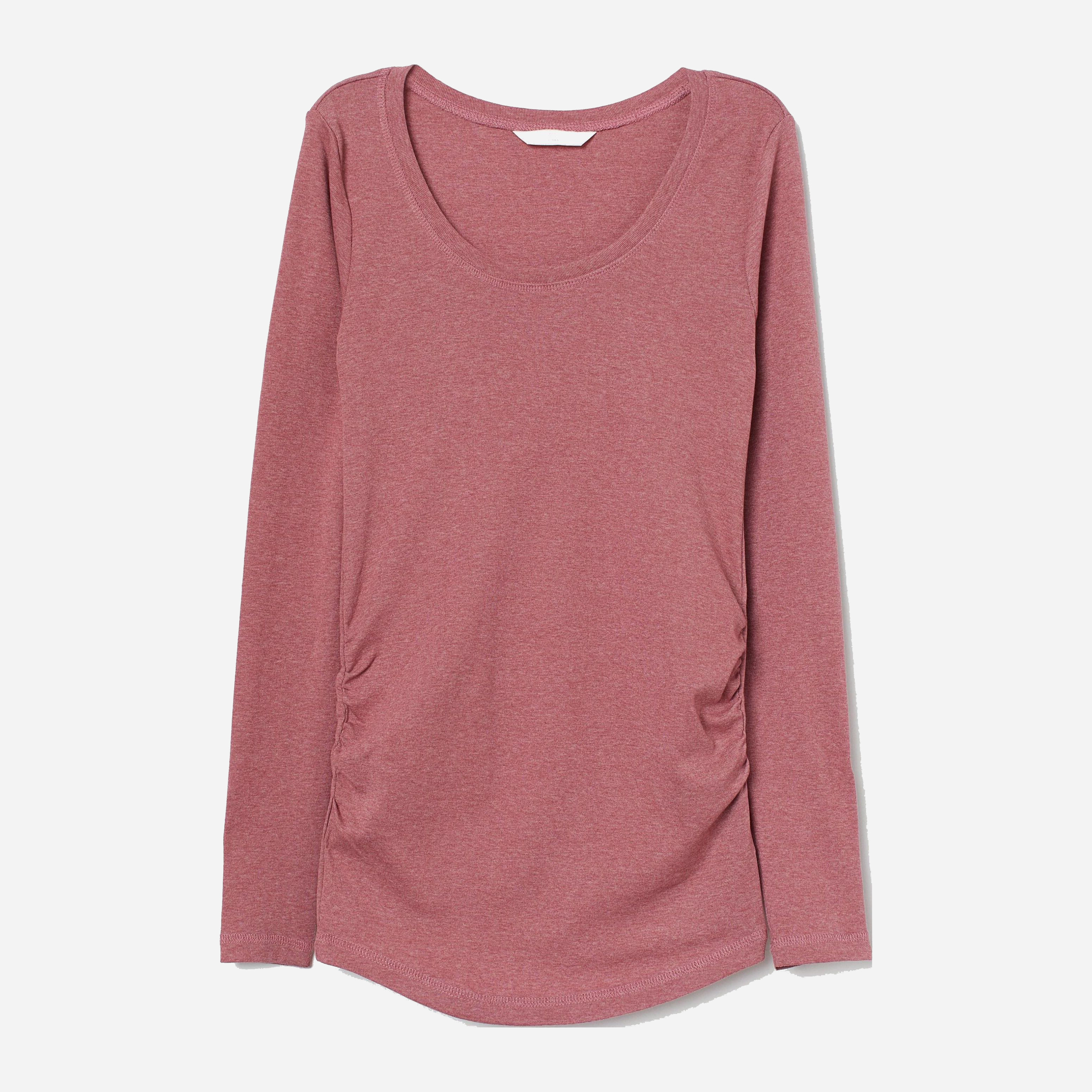 

Лонгслив H&M 6542660 XS Темно-розовый