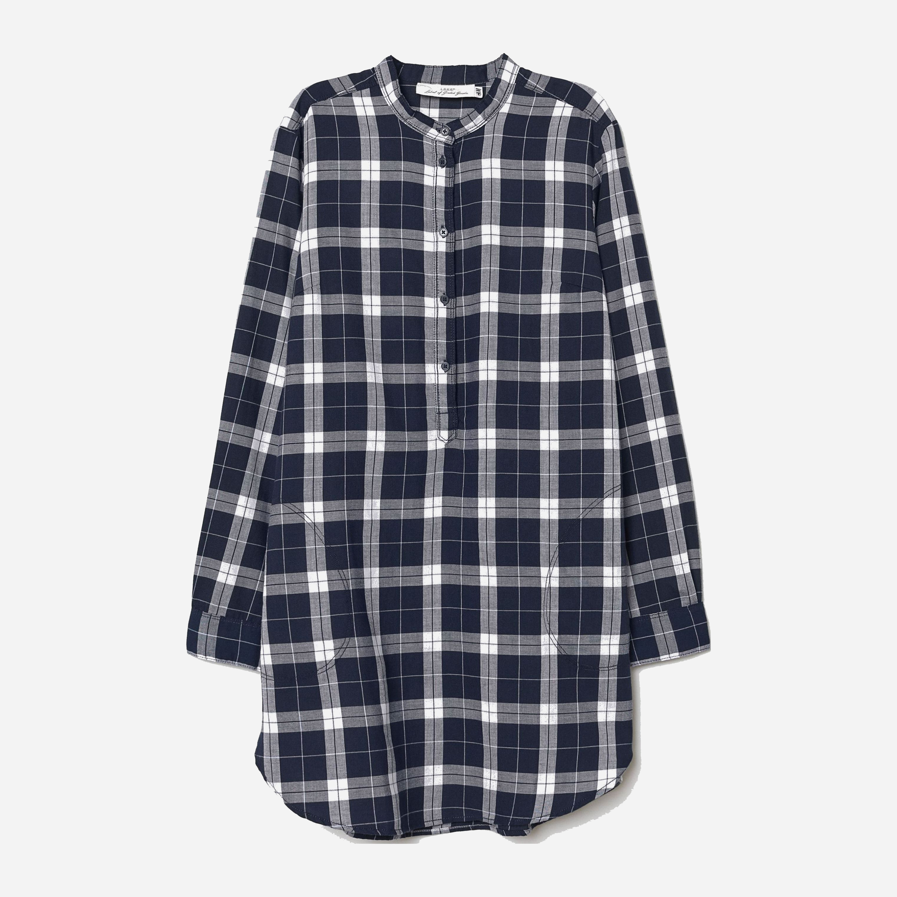 

Рубашка H&M 6603128 32 Синяя