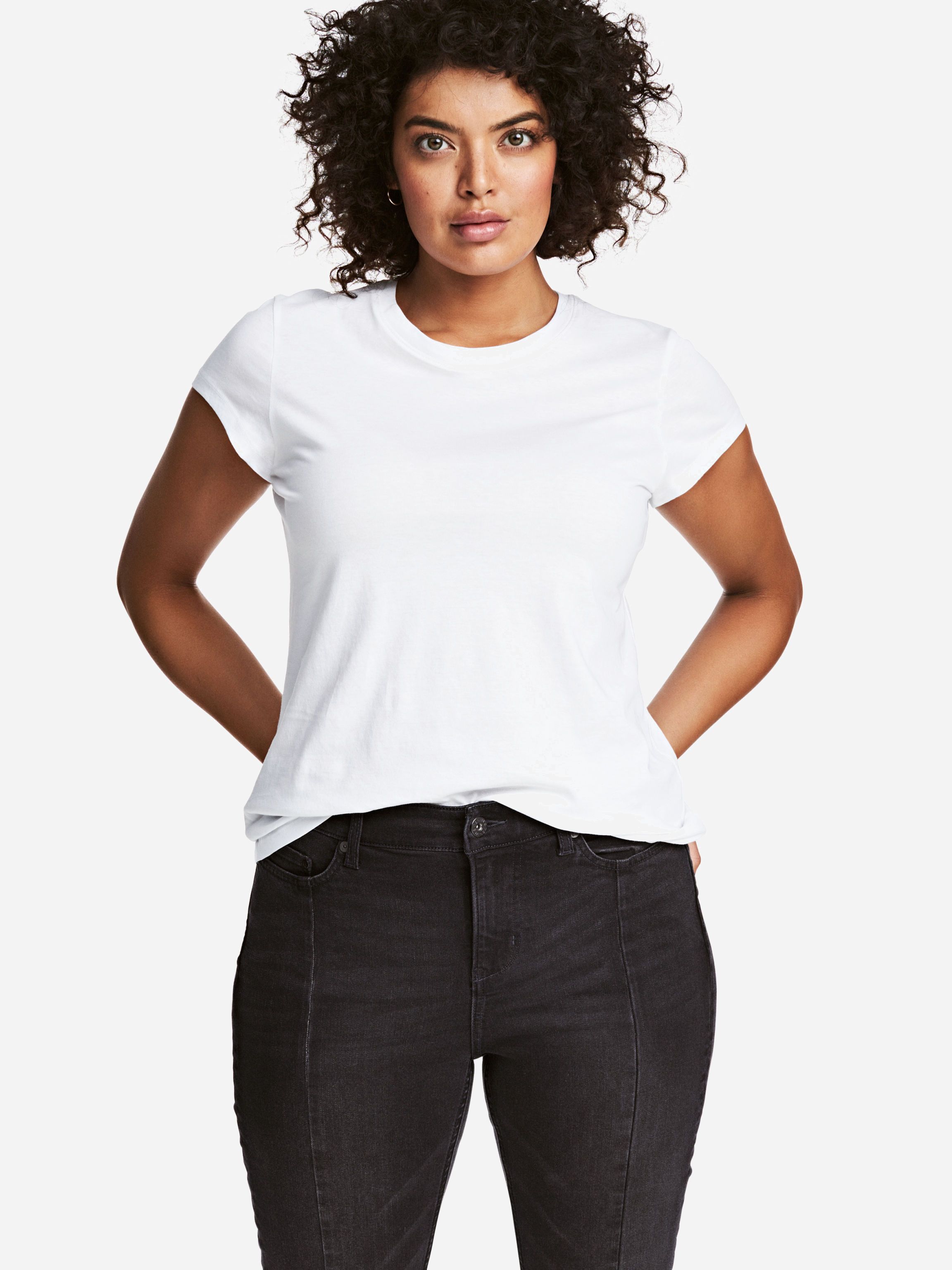 

Футболка H&M 4980615 XL Белая