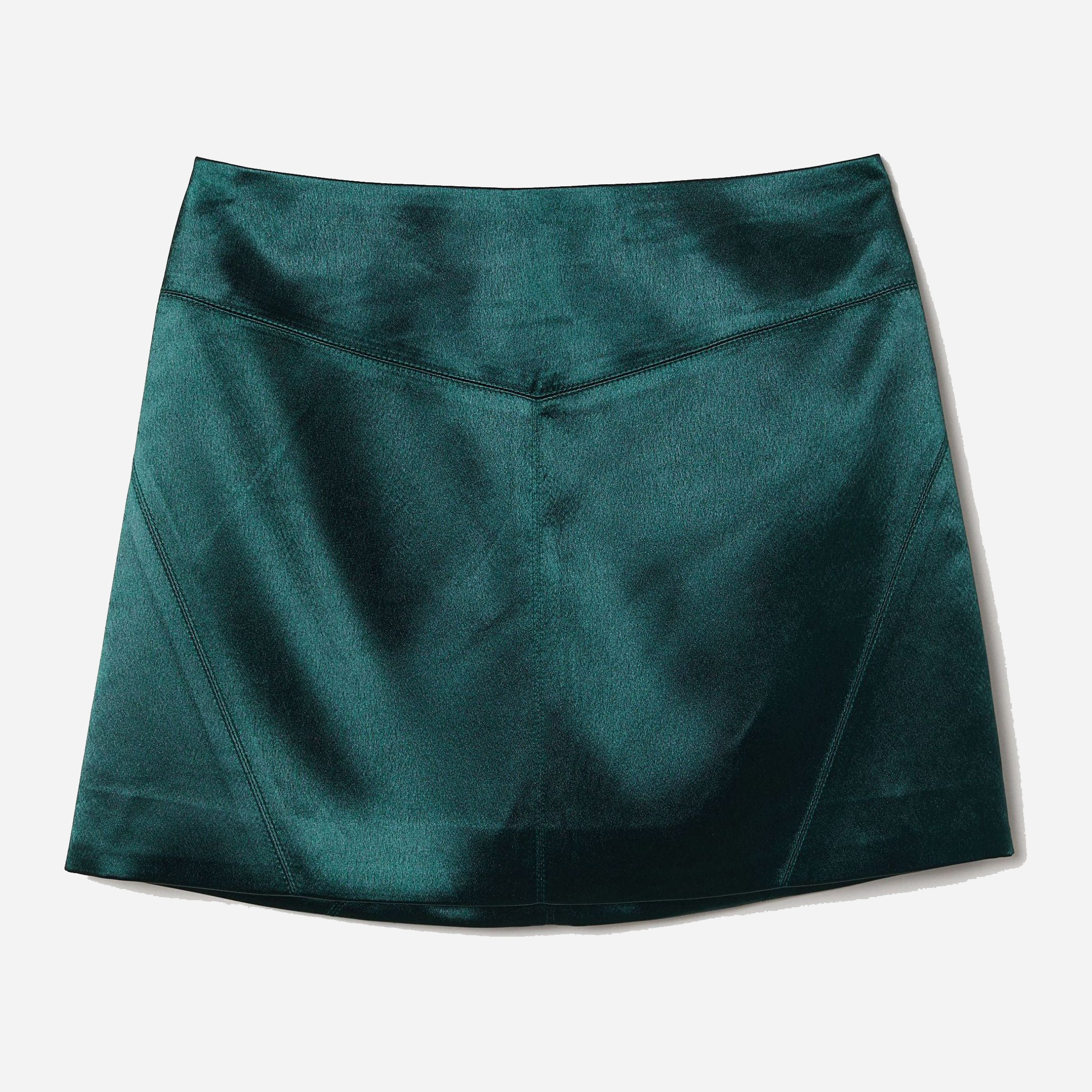 

Юбка из искусственной замши H&M 6407168 32 Изумрудная