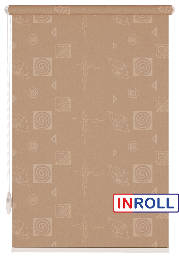 

Ролета тканевая INROLL Есо-Mini 122,5х165 см Ikea Маккофе 2085