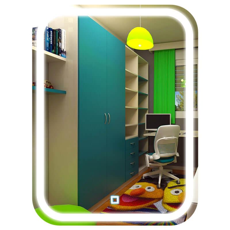 

Зеркало SmartWorld Camela серии Smart с подсветкой LED прямоугольное 200x120x3см. (Smart-Camela-120x200)