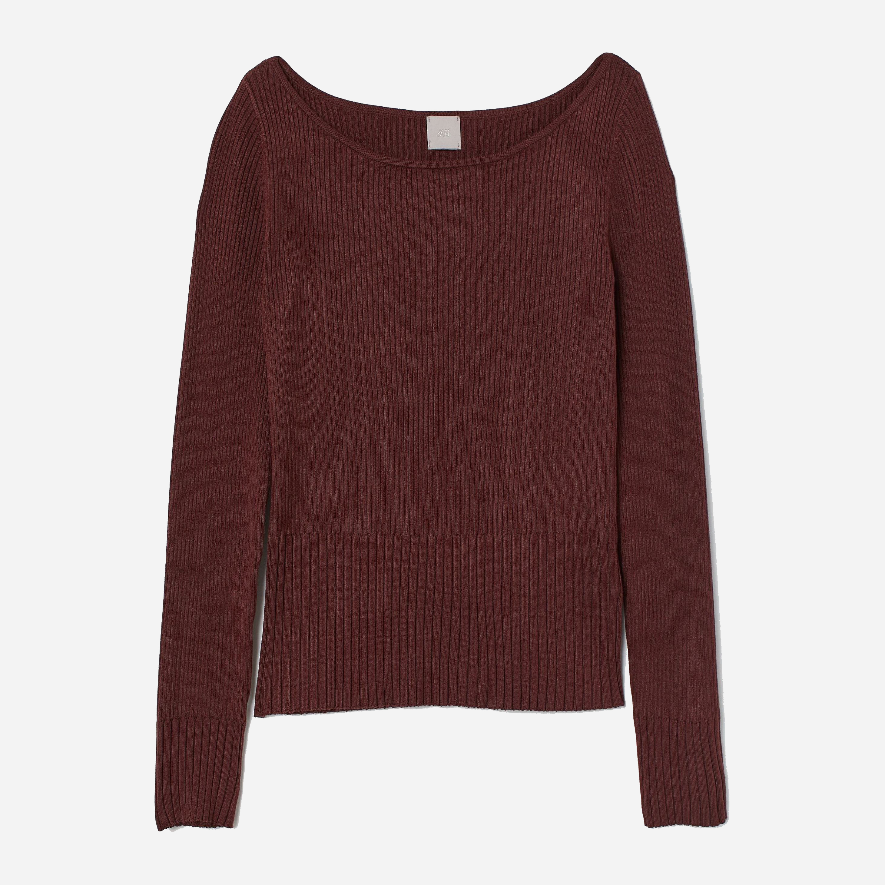 

Джемпер H&M 7771000 S Терракотовый с коричневым