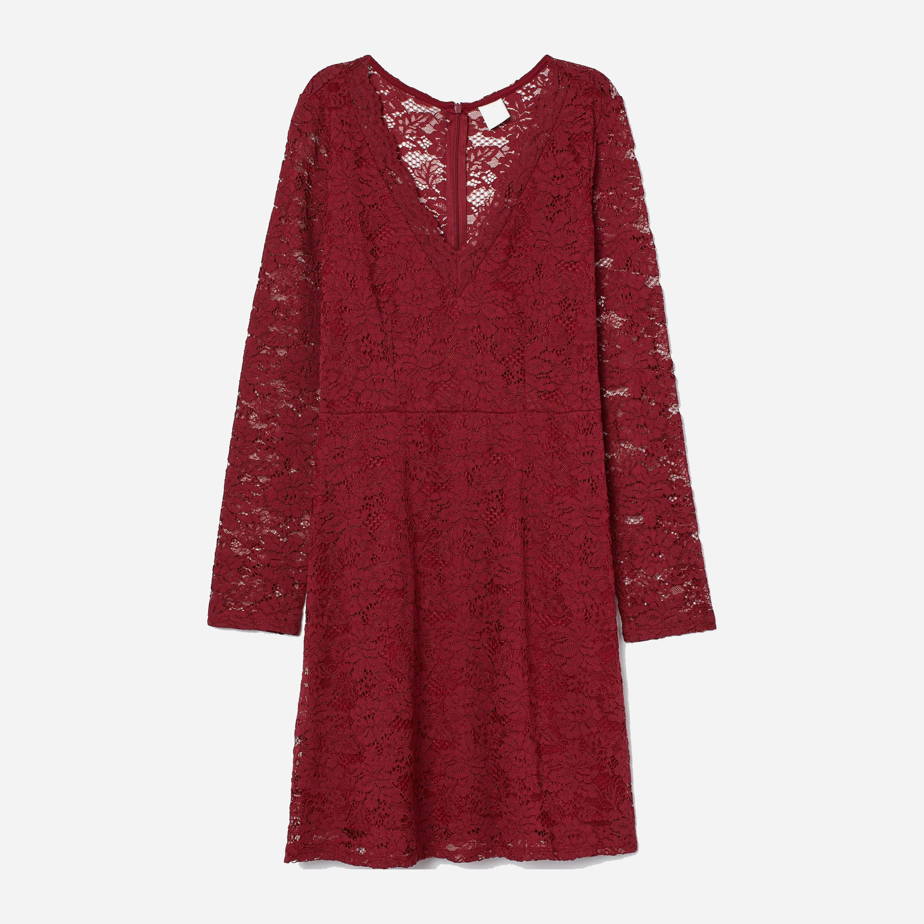 

Платье H&M 7880060 38 Темно-красное
