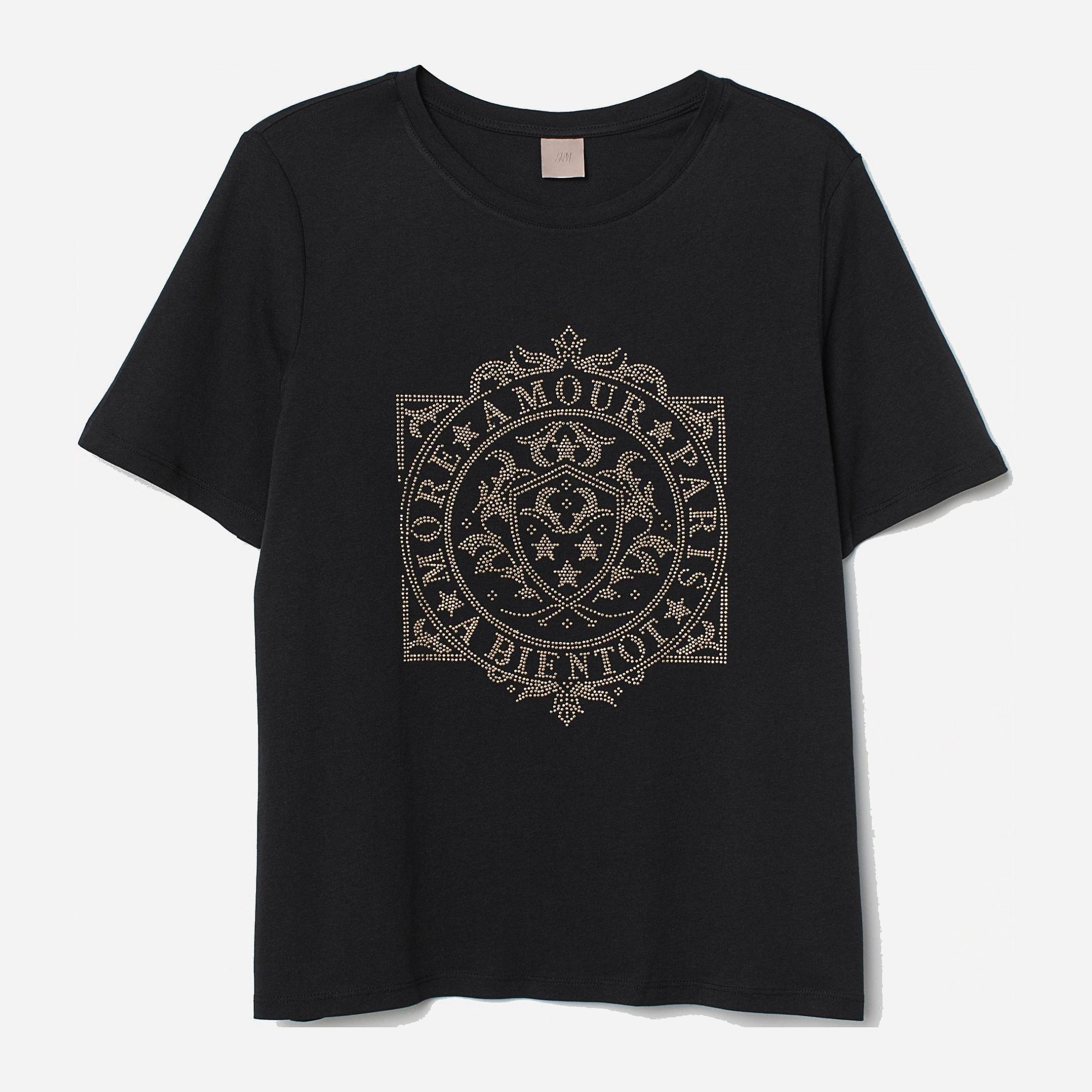 

Футболка H&M 7117279 2XL Черная