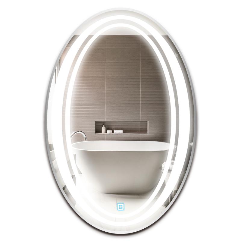 

Зеркало в ванную SmartWorld Silena серия Smart с подсветкой во весь рост, овальное 110x60x3см. (Smart-Silena-60x110x3)