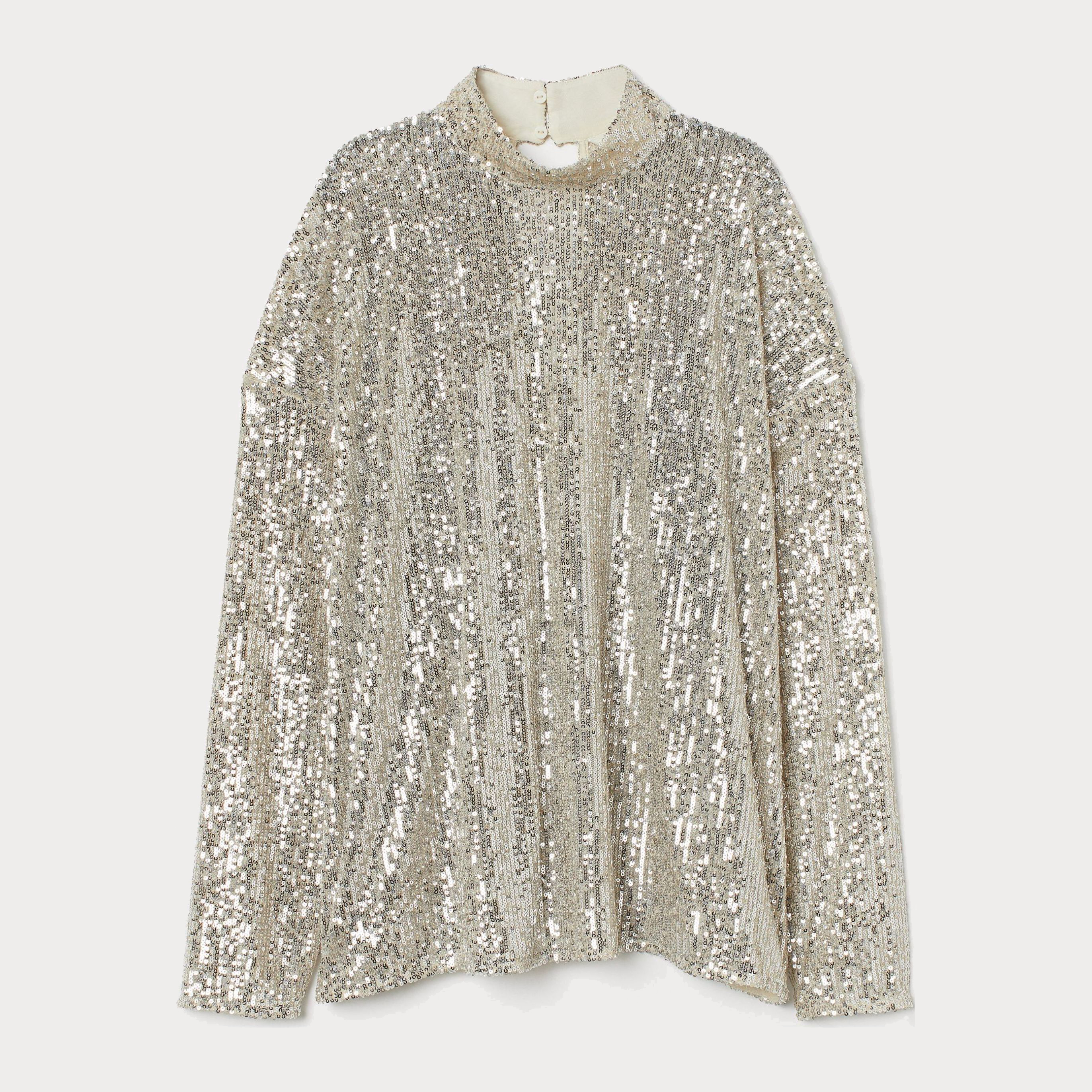 

Блузка H&M 8191470 S-M Светло-бежевая