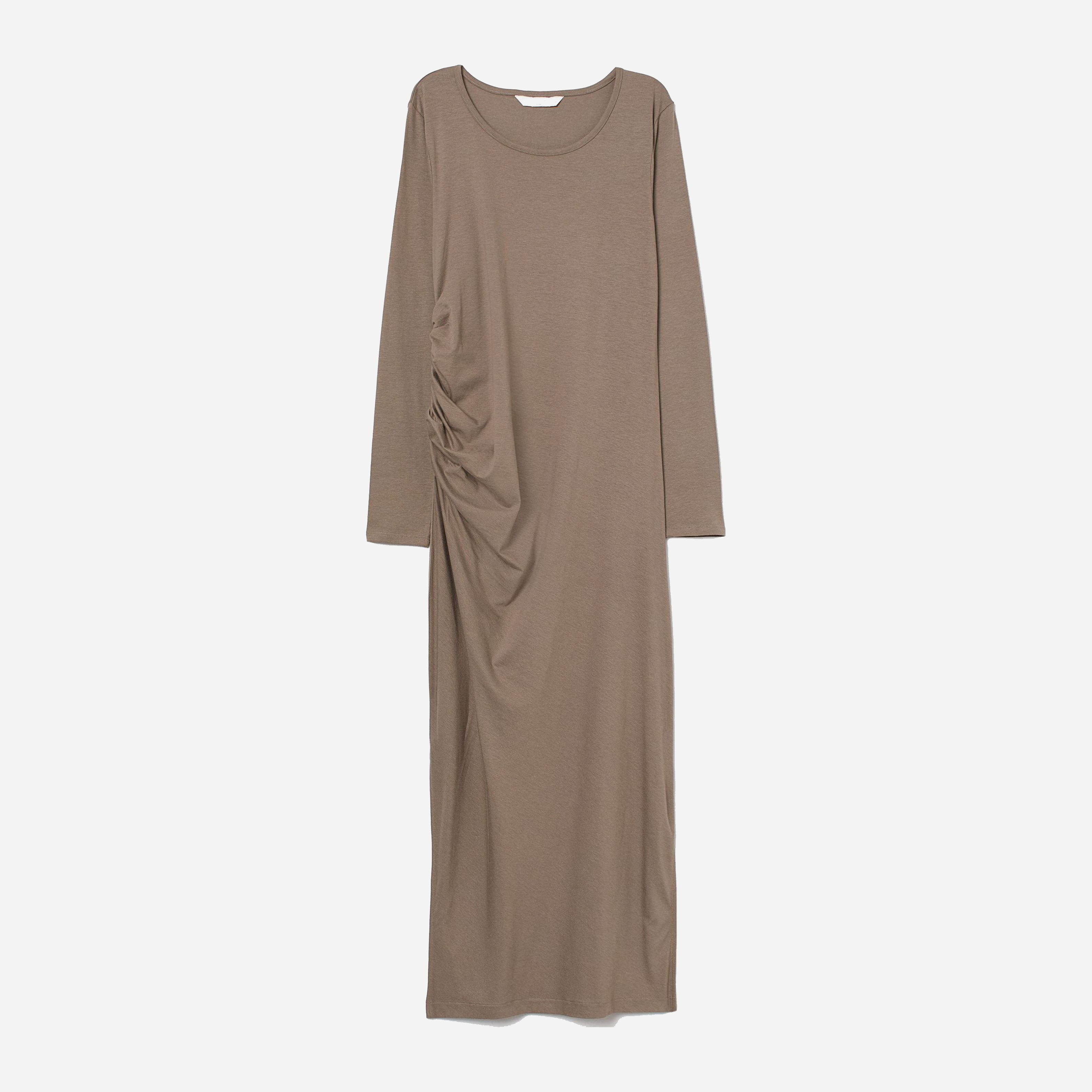 

Платье H&M 8329341 M Серое с бежевым