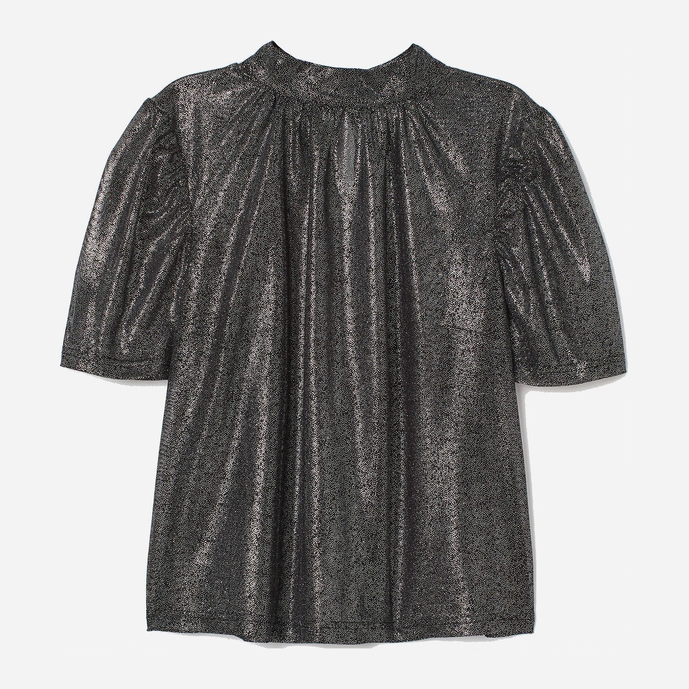 

Блузка H&M 8028150 42 Черная с серебристым