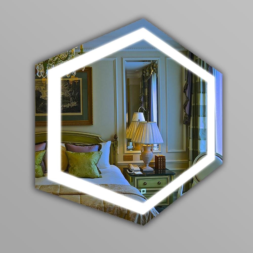 

Зеркало SmartWorld Alsu серия Smart с подсветкой LED прямоугольное 150x130x3см. (Smart-Alsu-130x150)