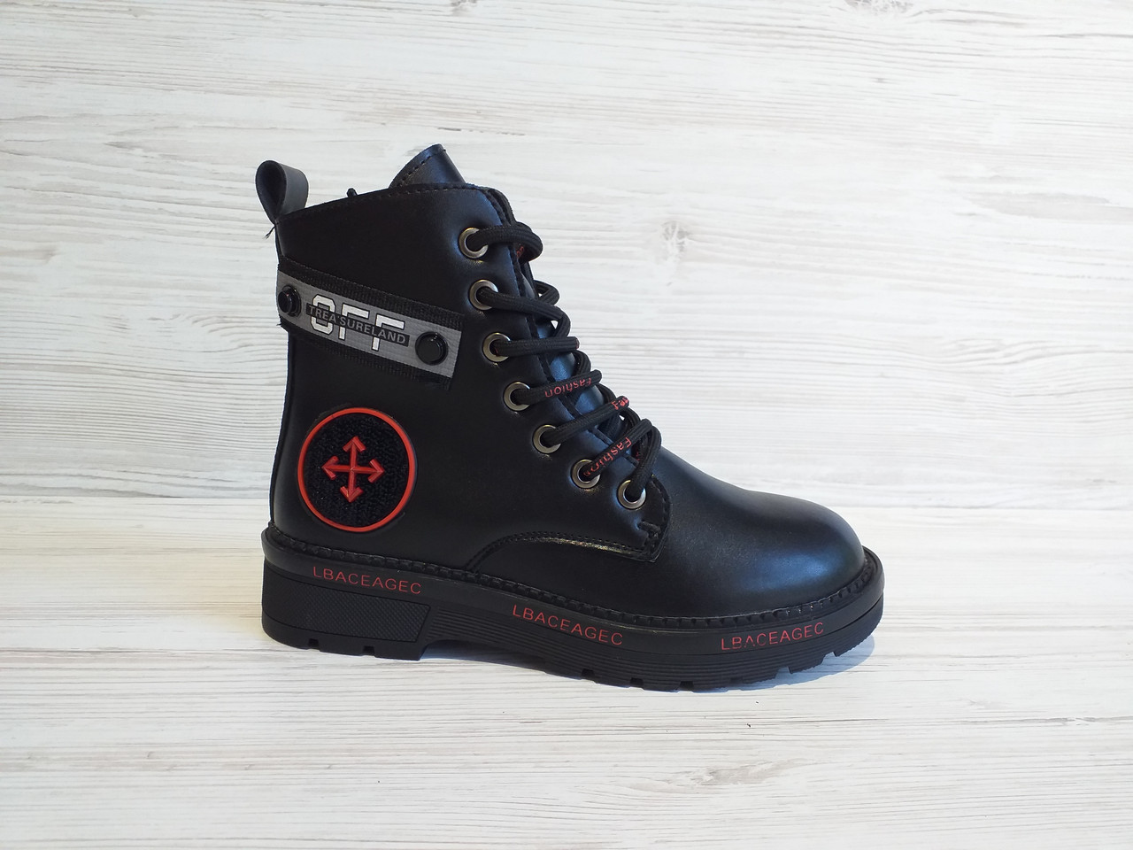 

Ботинки для девочки Discont OFF-WHITE В8111-3 31 Черные