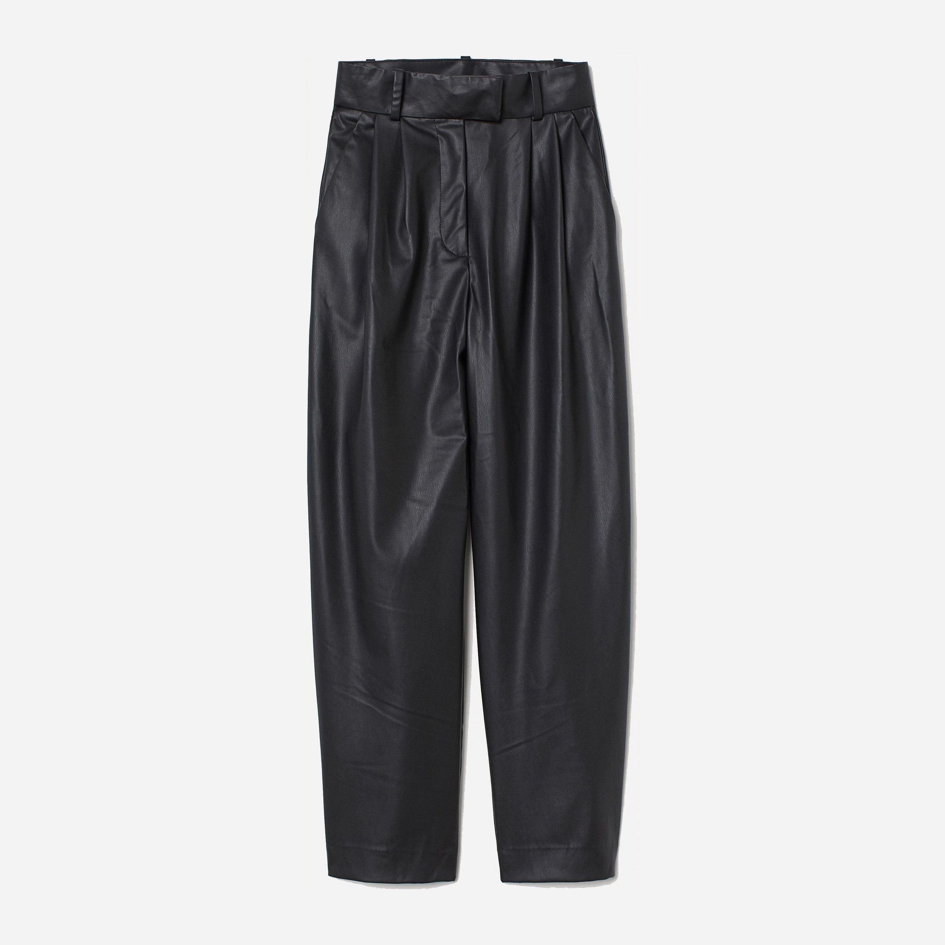 

Брюки из искусственной кожи H&M 9104482 40 Черные