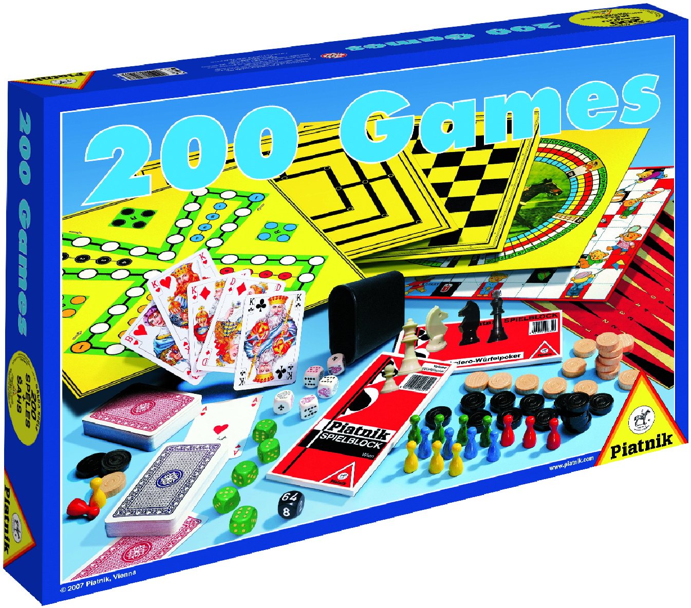 

Настольная игра Piatnik Набор 200 игр (PT-780233)
