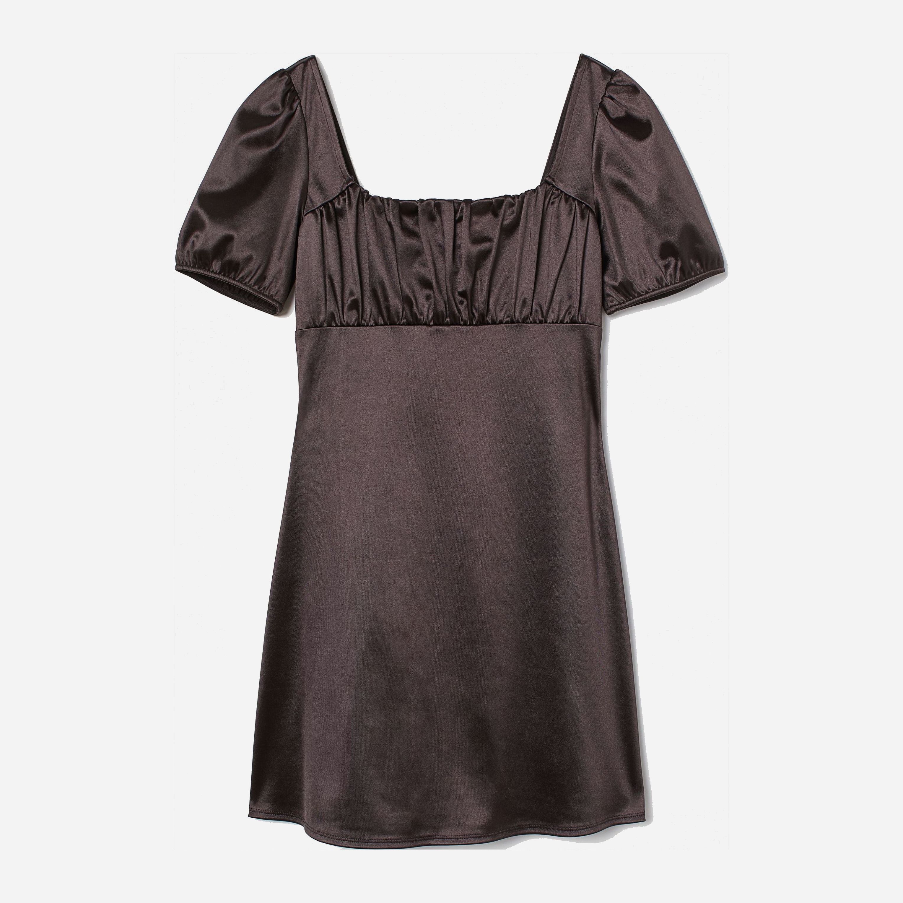 

Платье H&M 9433472 M Темно-коричневое