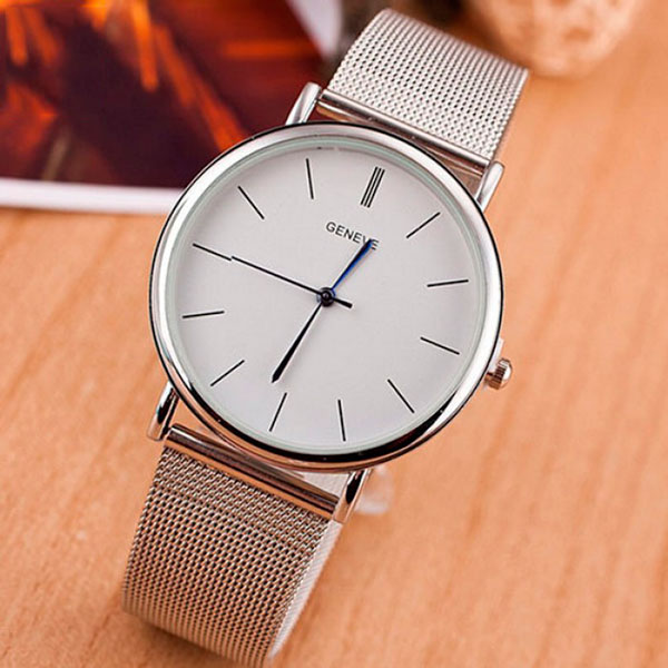 

Женские часы Geneva Steel Silver