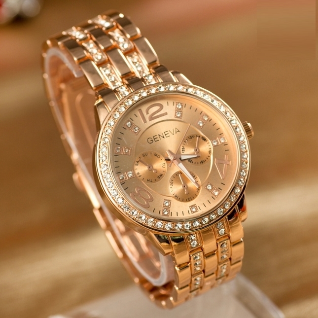 

Женские часы Geneva RoseGold