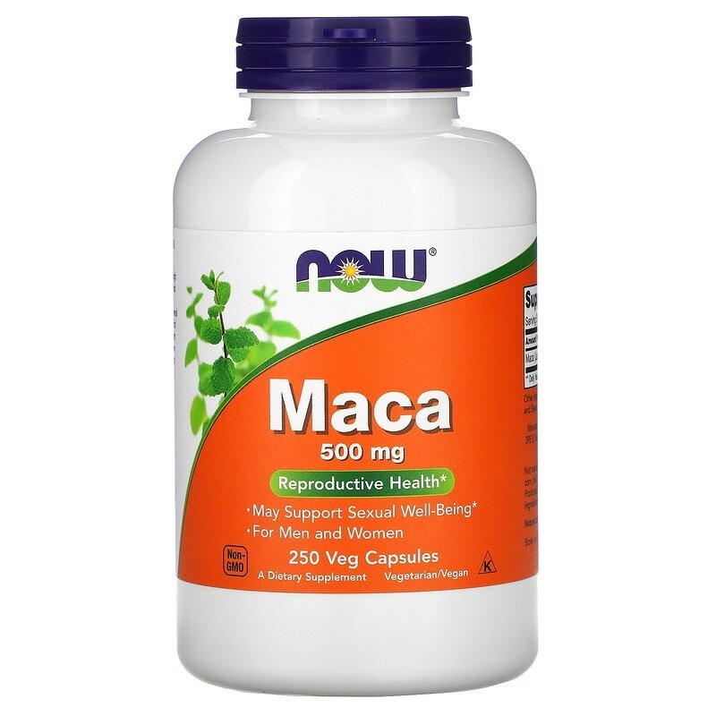 

Потенцер NOW Maca 500 mg 250 капс Без вкуса (724f51)