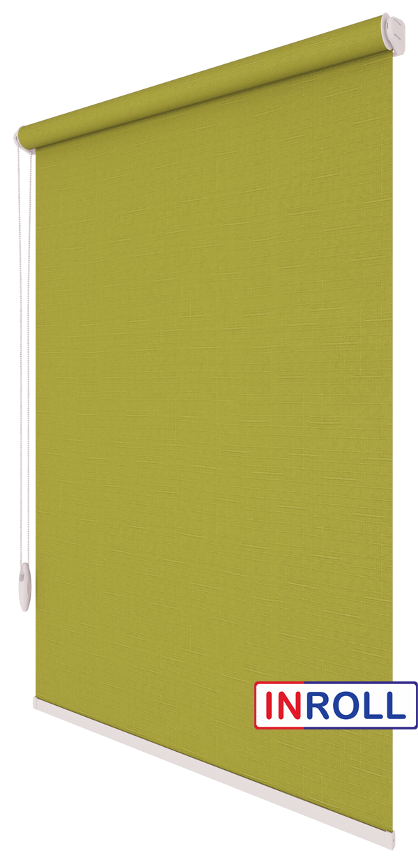 

Ролета тканевая INROLL Есо-Standart 197,5х165 см Len Зеленый 7383