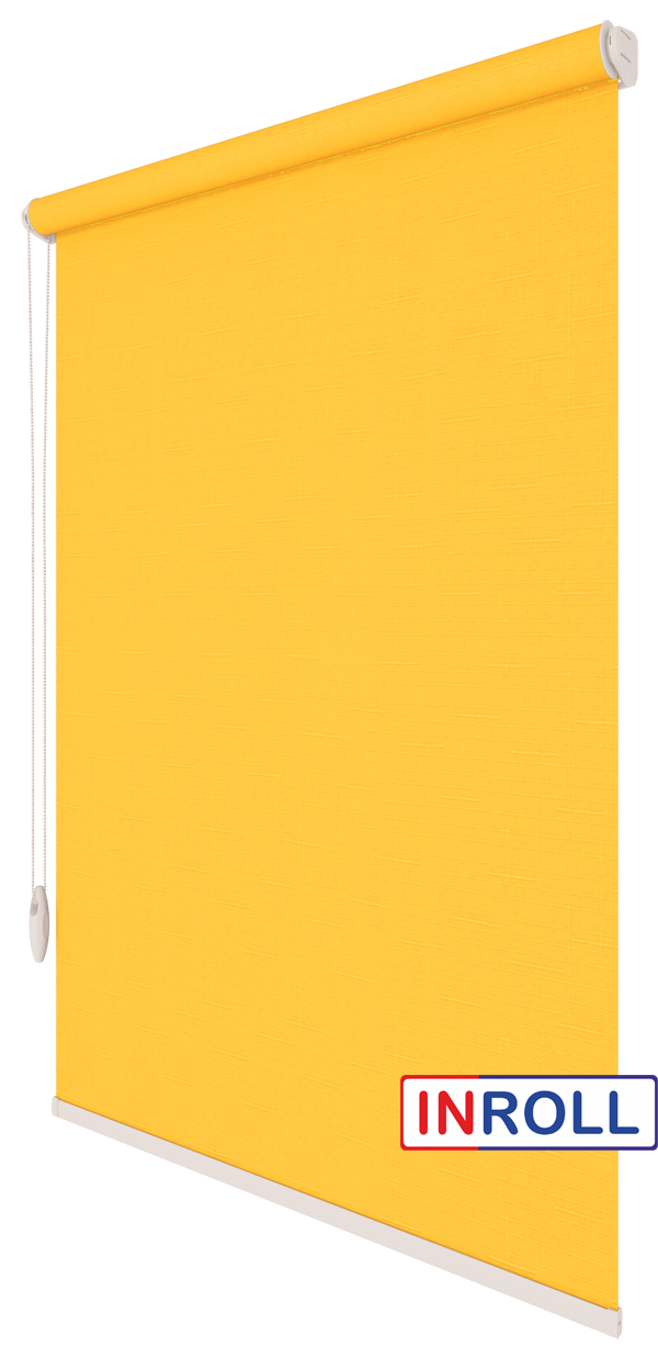 

Ролета тканевая INROLL Есо-Standart 172,5х165 см Len Желтый 858