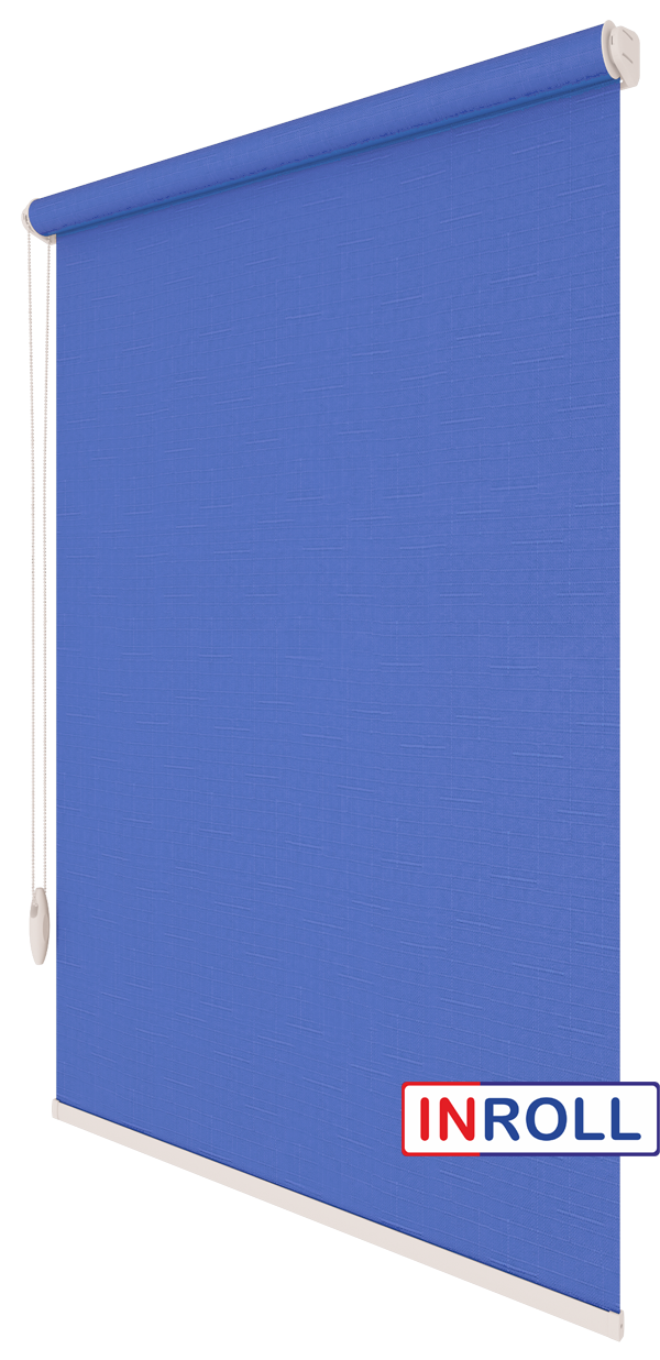 

Ролета тканевая INROLL Есо-Standart 150х165 см Len Синий 874