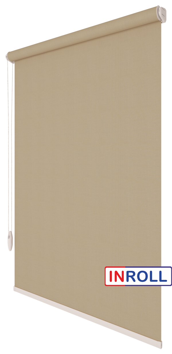 

Ролета тканевая INROLL Есо-Standart 150х185 см Camila Латте A650