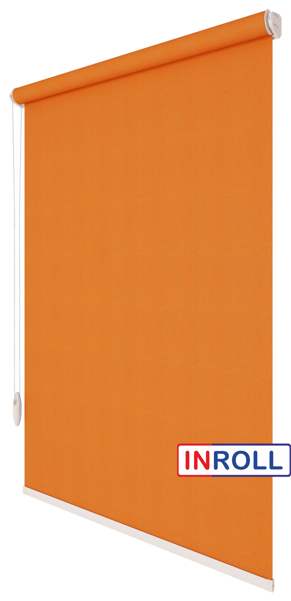 

Ролета тканевая INROLL Есо-Standart 182,5х185 см Camila Морковный A618