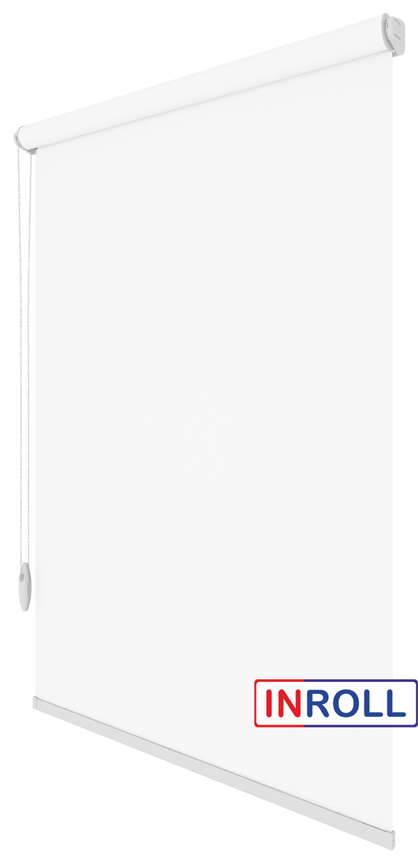 

Ролета тканевая INROLL Есо-Standart 145х165 см Len Белый 800