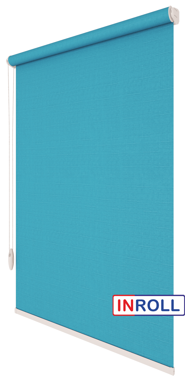 

Ролета тканевая INROLL Есо-Standart 177,5х165 см Len Голубая лагуна 7430