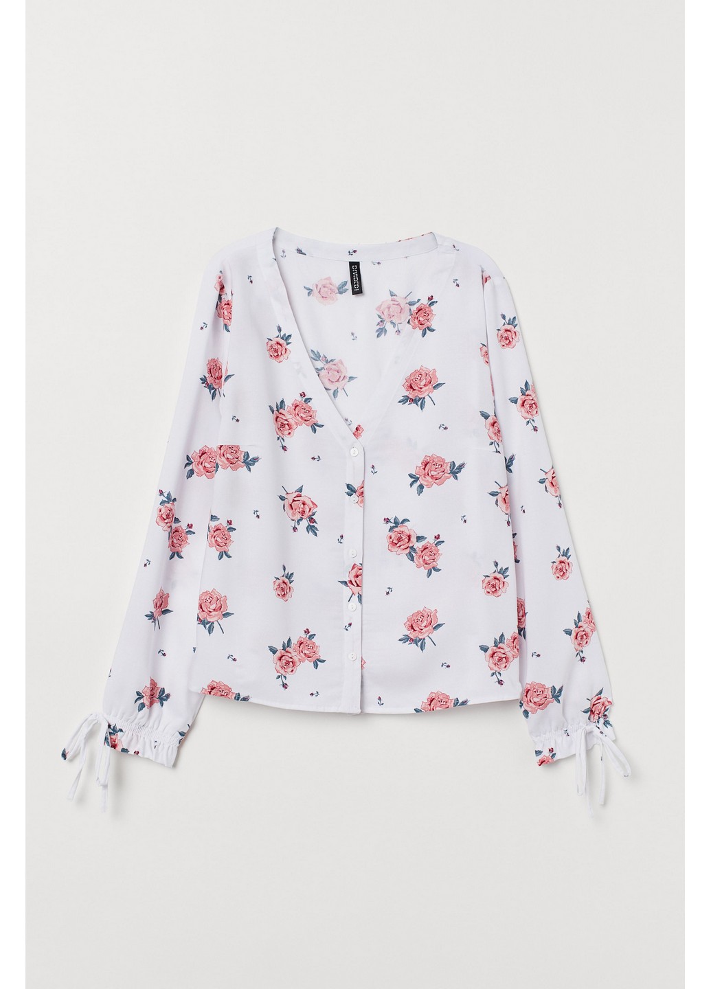 

Блуза H&M 36 Белый 0746067_розы