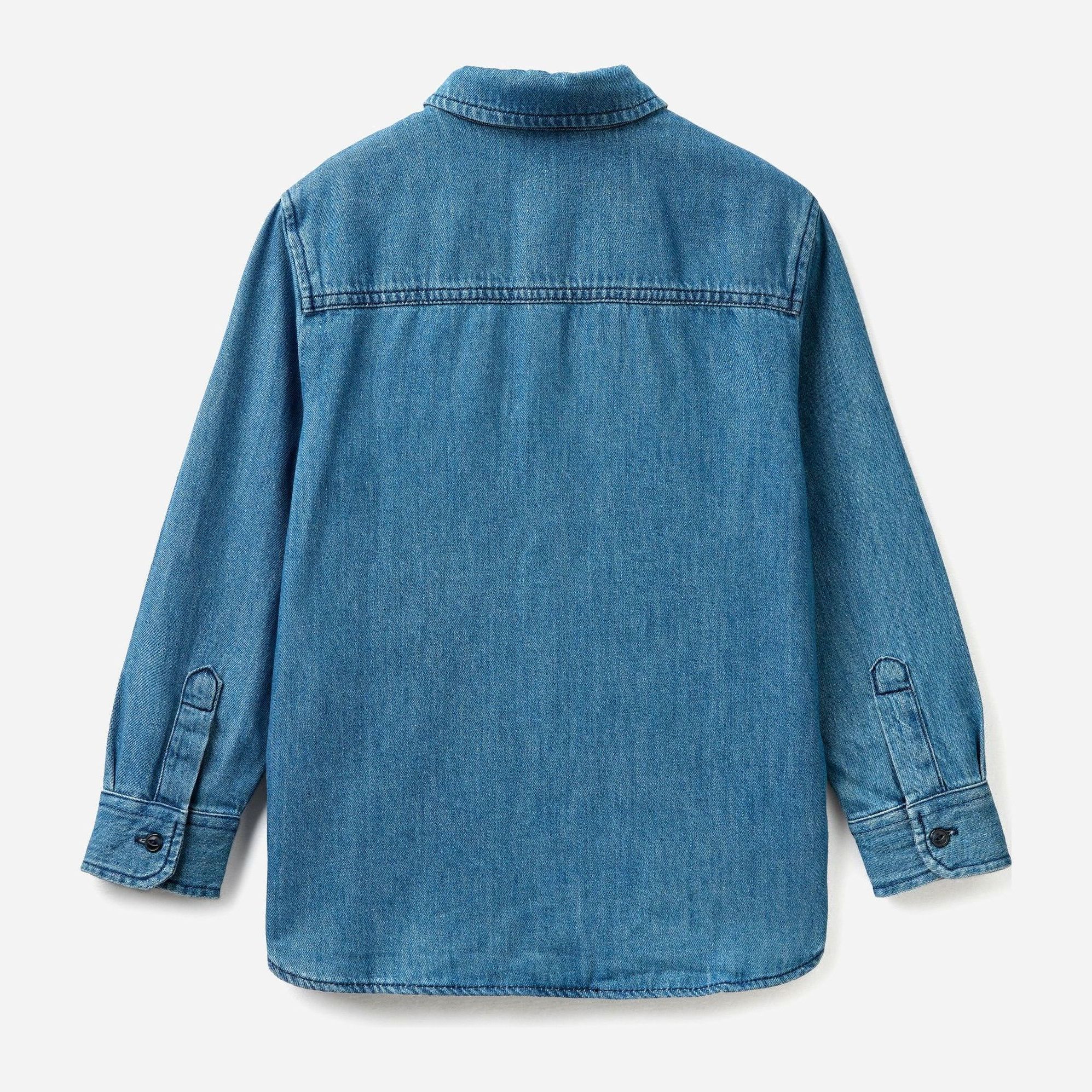 

Рубашка джинсовая United Colors of Benetton 5AD65QKO0.G-901 160 см EL