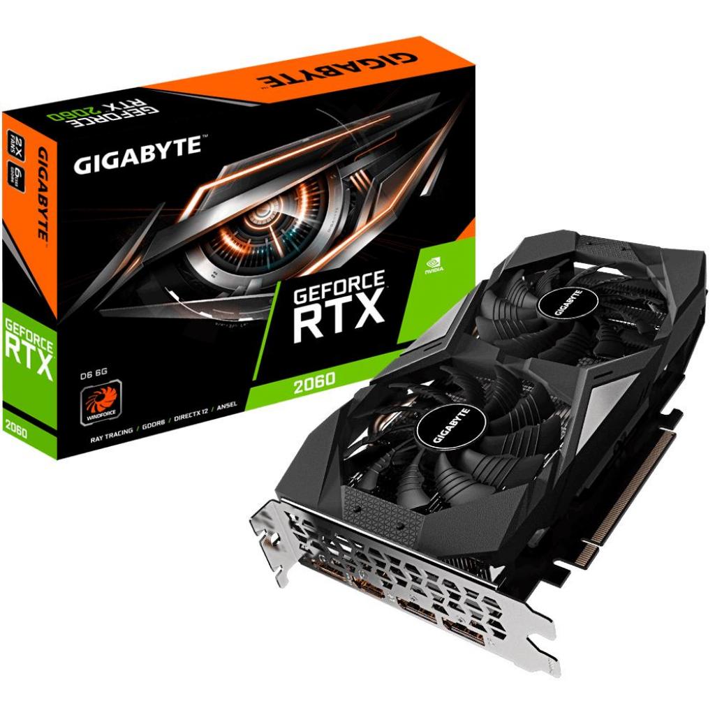 

Видеокарта GeForce RTX2060 6144Mb Gigabyte (GV-N2060D6-6GD)