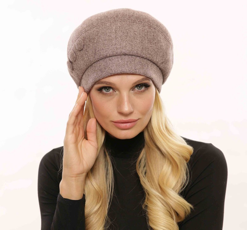

Женский берет CR-30179-BEG one size бежевый