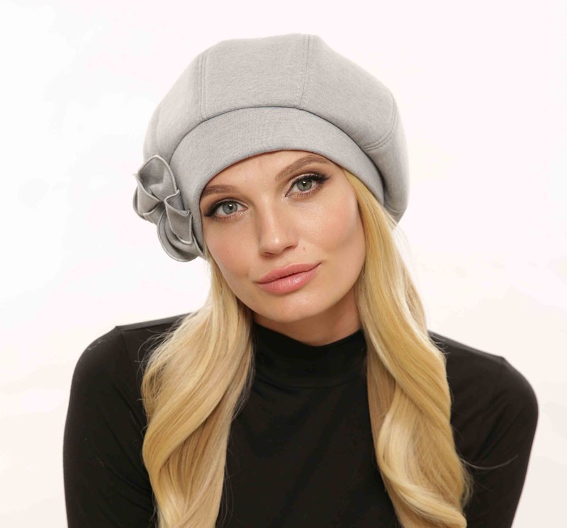 

Женский берет CR-30181-GRY one size серый