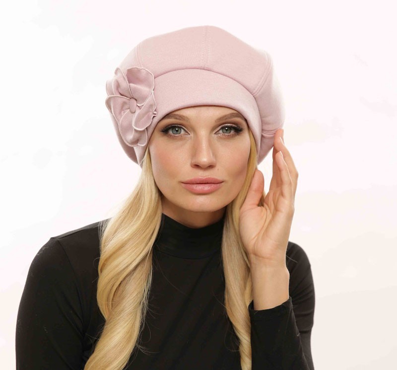 

Женский берет CR-30181-LPU one size пудра