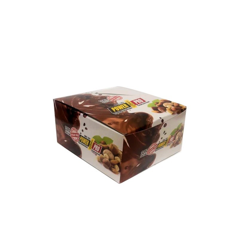 

Батончик Power Pro 32% с орехами Nutella 60 грамм Без сахара 20 шт/уп