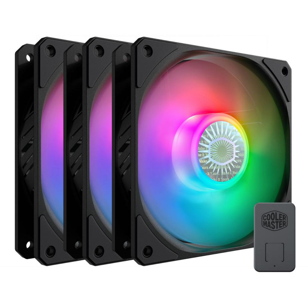 

Кулер для корпуса CoolerMaster SickleFlow 120 3in1 ARGB (MFX-B2DN-183PA-R1)