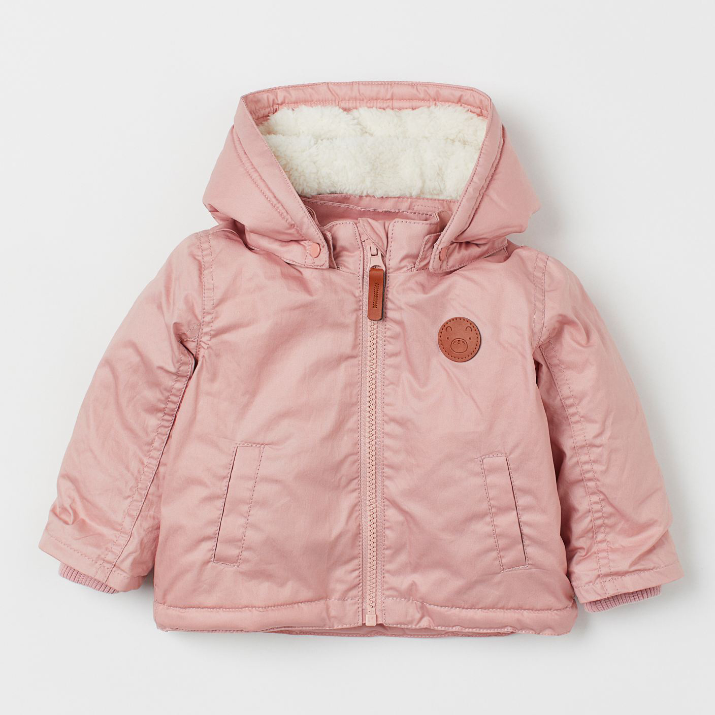 

Демисезонная куртка H&M 109-8845442 104 см Светло-розовая (hm05289975506)