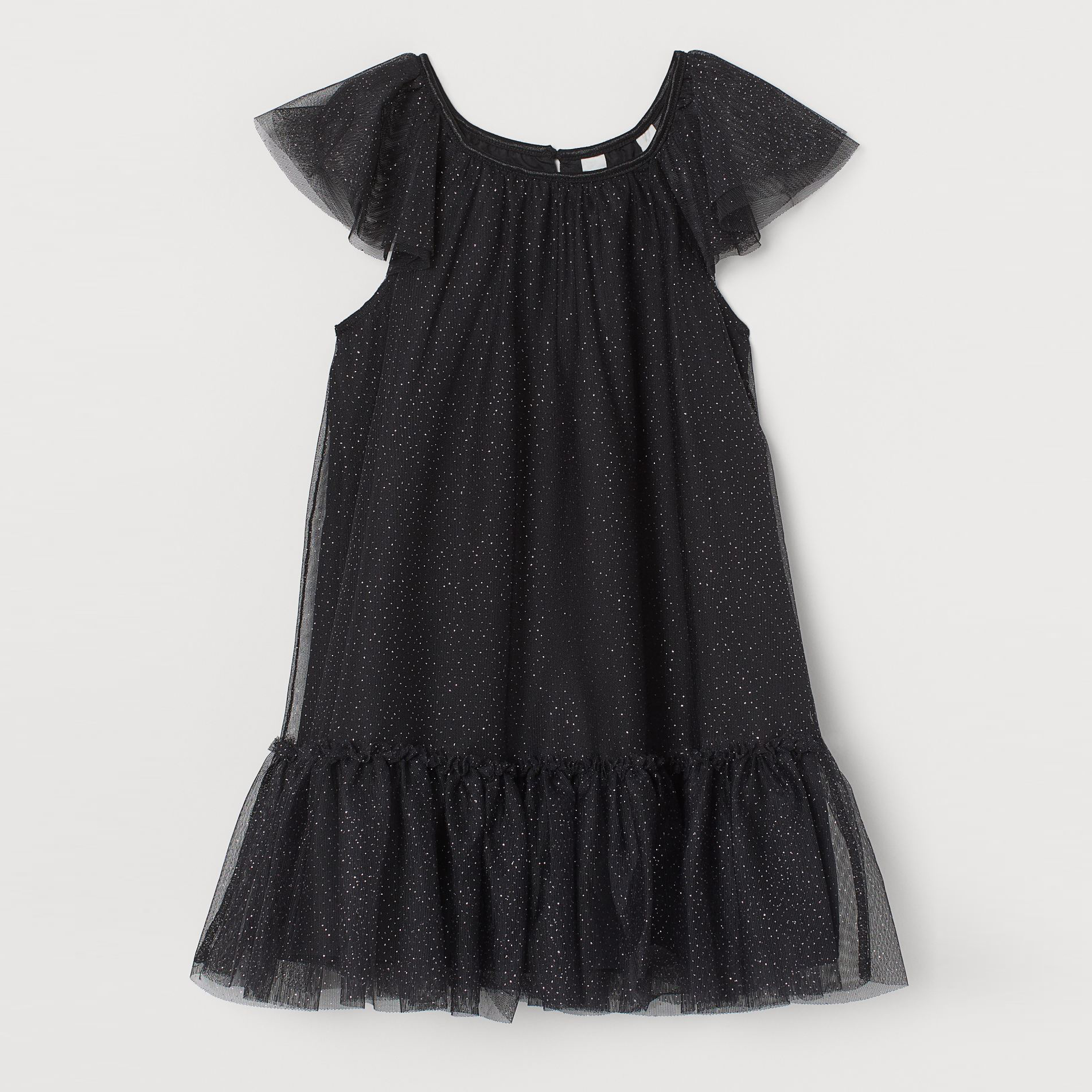 

Платье H&M 404-7559470 122 см Черное/Блеск