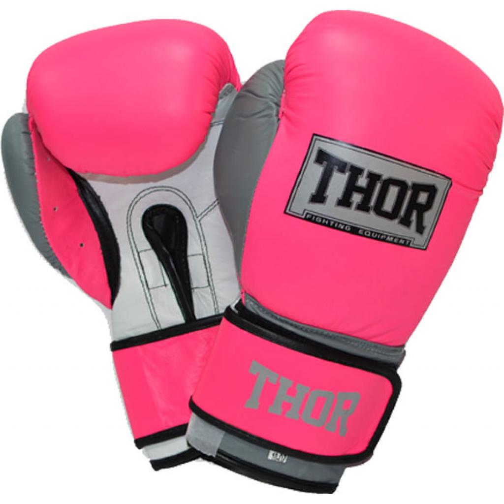 

Боксерские перчатки Thor Typhoon 10oz Pink/White/Grey (8027/02(Leath)Pink/Grey/W 10 oz.)