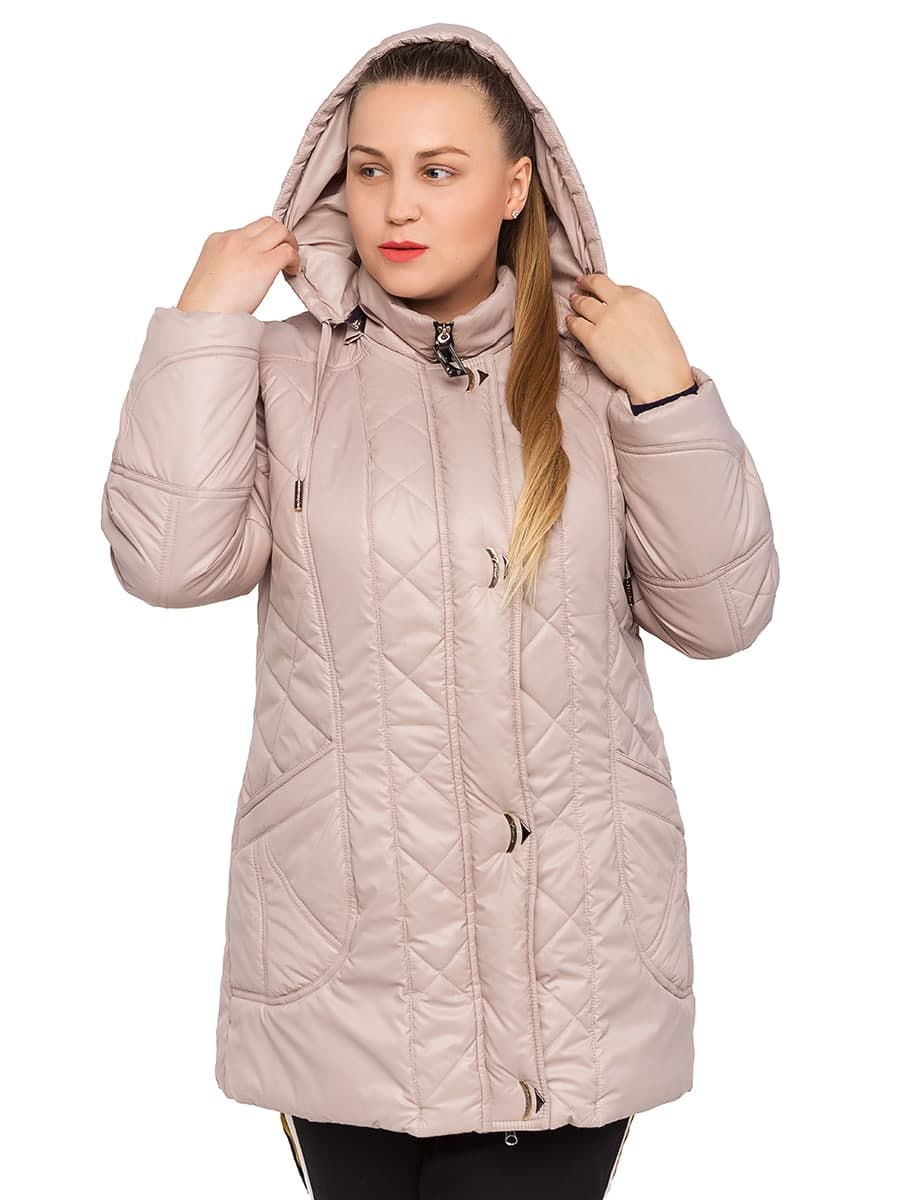 

Fashions • Батальная куртка Эрика Fashions 54 бежевый (5585)