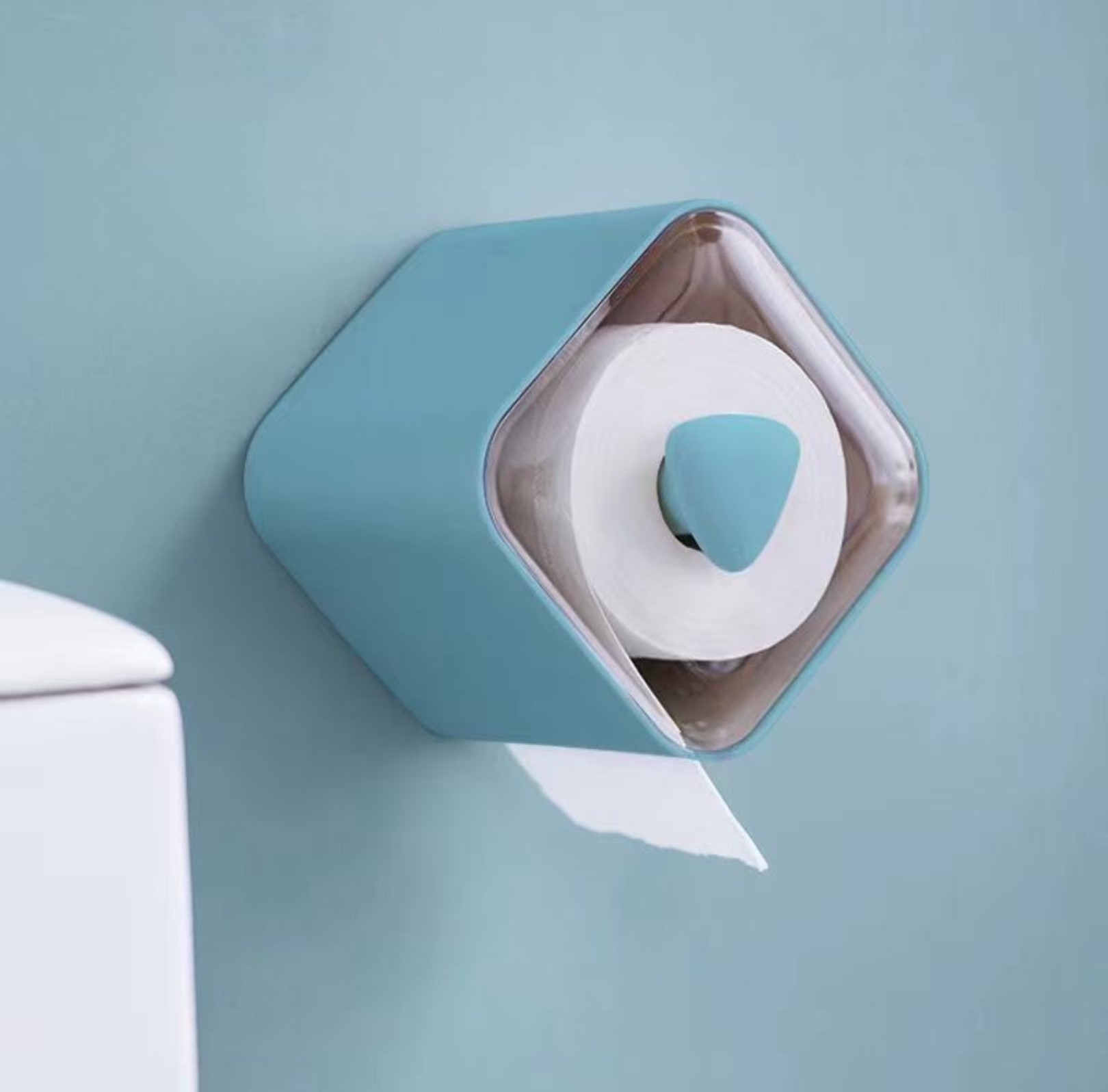 

Держатель для туалетной бумаги Paper Holder бело-серый