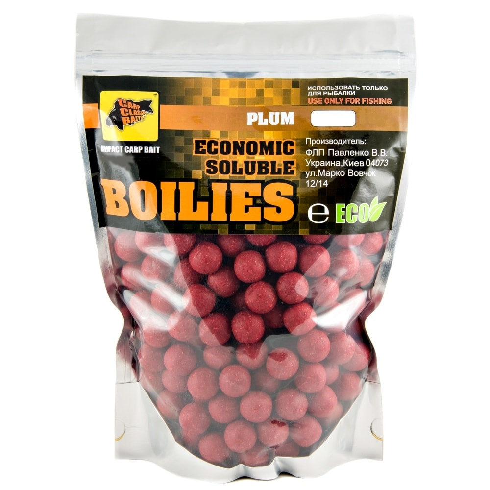 

Бойлы CCBaits Economic Soluble Plum 20mm 3kg (CCB002592)