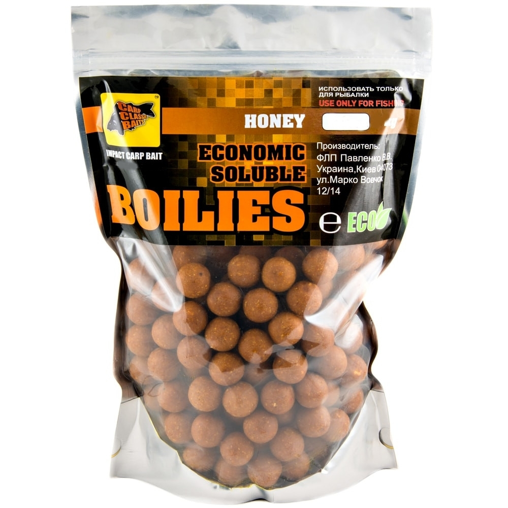 

Бойлы CCBaits Economic Soluble Honey 20mm 3kg (CCB002585)